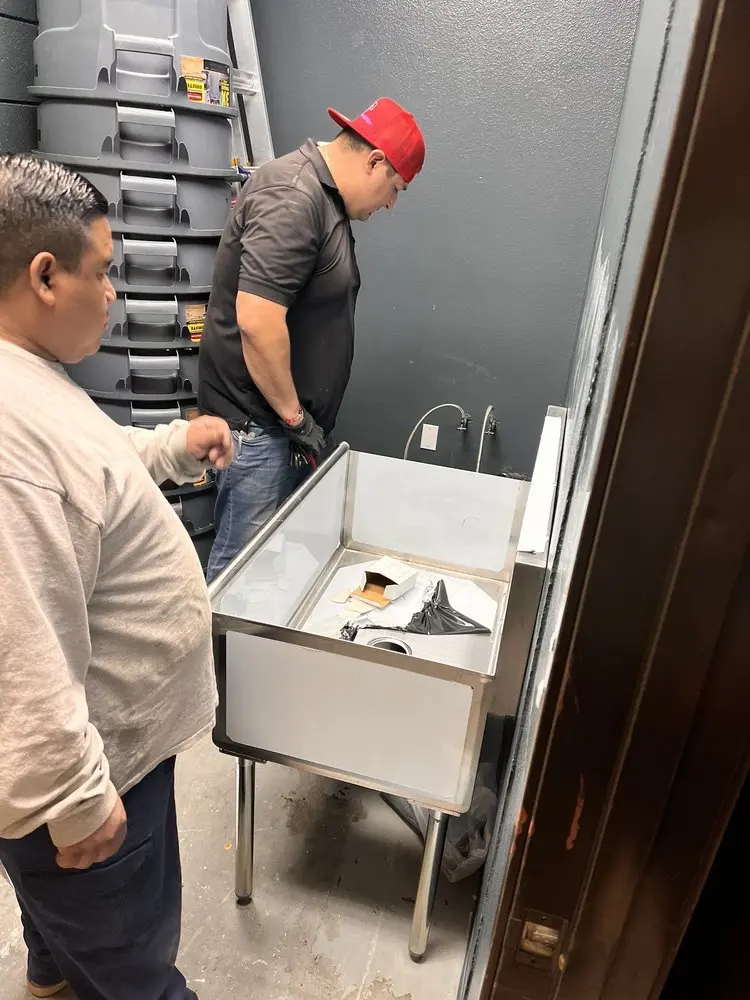 Commercial plumbing and sink installation in Downtown Bellvue